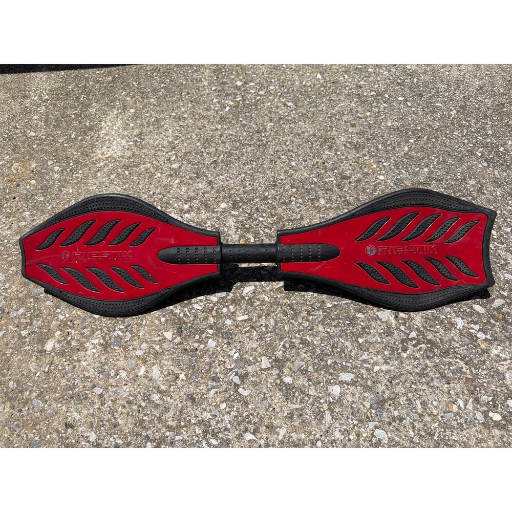Razor RipStik Caster Board Red Black Waveboard 2 Wheel Skateboard Rip Stick
